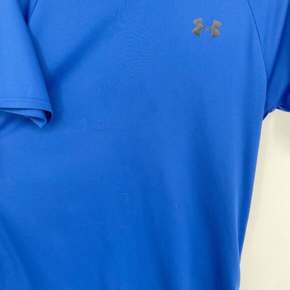 UNDER ARMOUR The Tech Tee Shirt - Men's Size Small - Royal Blue Loose - Picture 5 of 5
